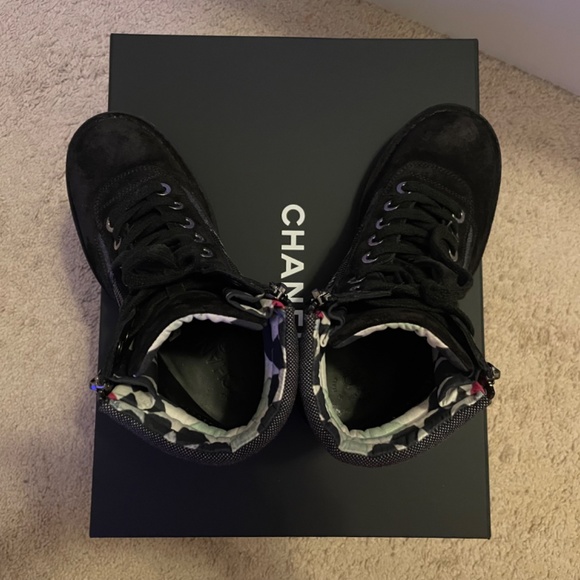 Chanel Lace Up Boots - Picture 4 of 5